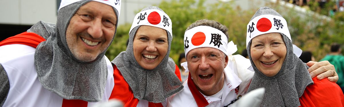 La cantine des supporters : Angleterre v Japon